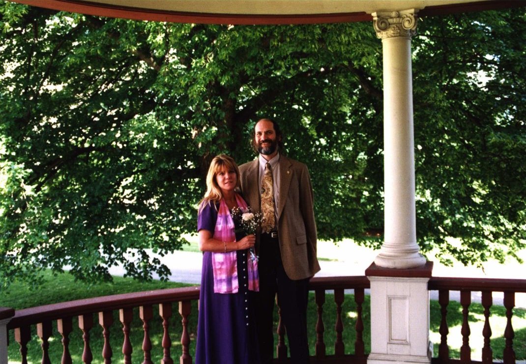 On the veranda of the Justice of the Peace's Office, number two