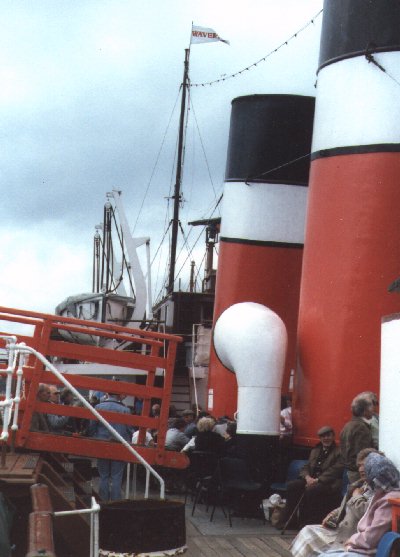 Behind the funnels