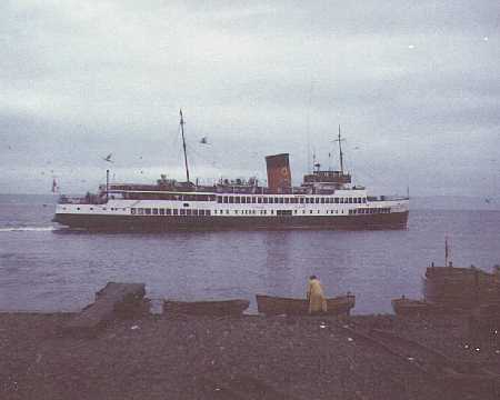 Queen Mary II off Largs