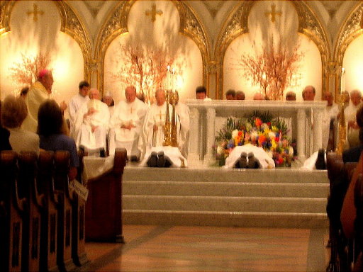 Prostrating at the Altar