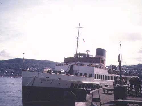 Queen Mary II at Gourock Pier
